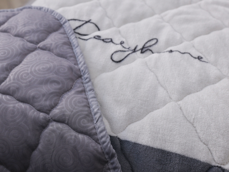 Євро-максі флісове стьобане покривало №55084R