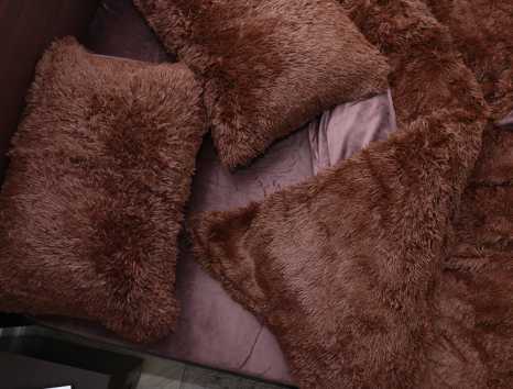 Евро-макси набор постельного белья 200*230 Плюш Травка №EL-04 Черешенка™