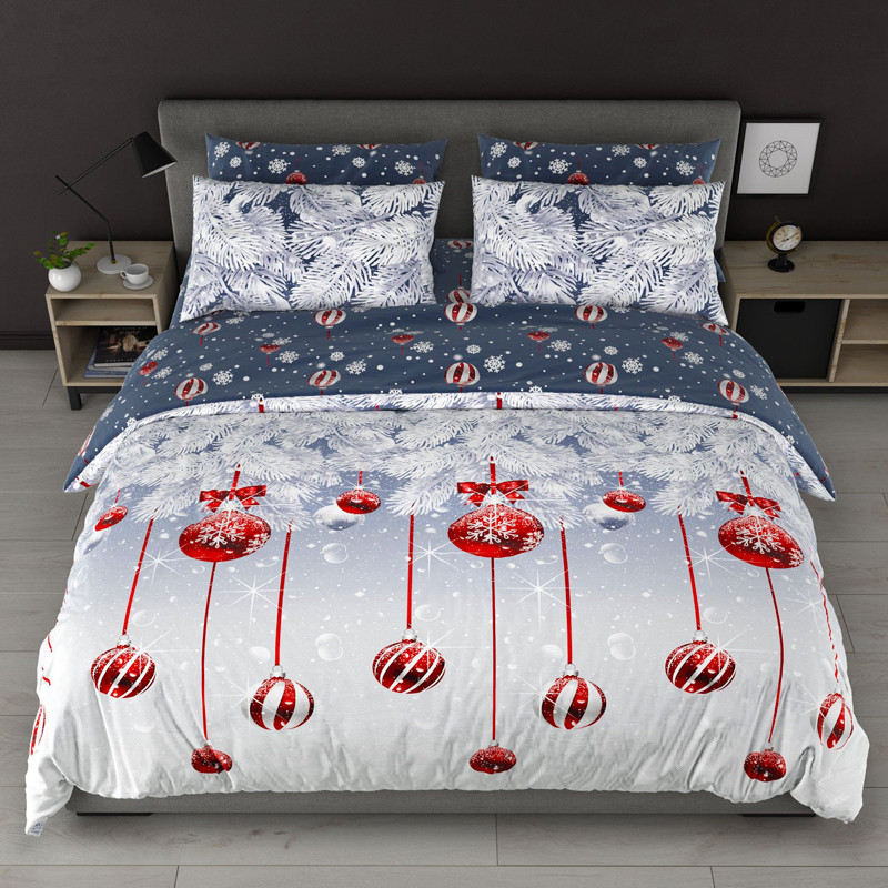 Семейный набор хлопкового постельного белья из Бязи "Gold" №518103AB Черешенка™