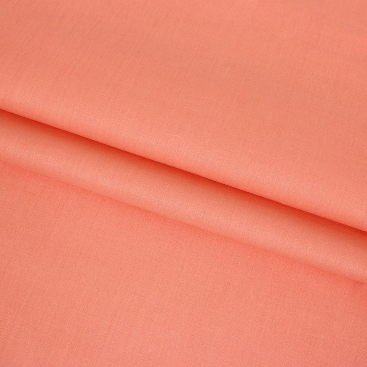 Тканина для постільної білизни Бязь "Gold" Lux однотонна GLpeachG (50м)