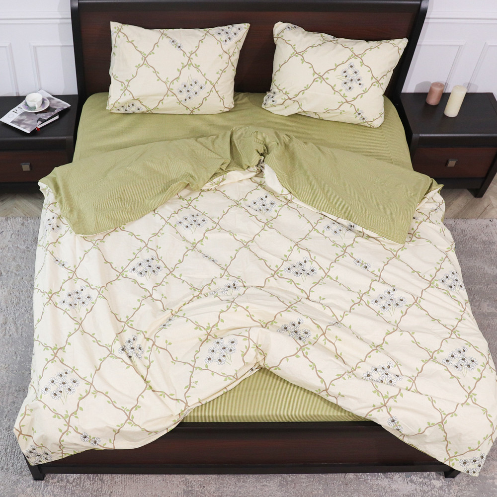 Евро макси набор постельного белья 200*220 из Бязи "Gold" №155256АВ Черешенка™