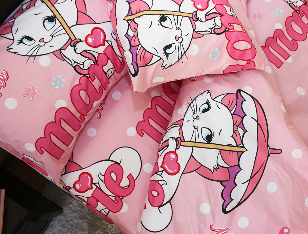 Полуторний набір постільної білизни 150*220 із Бязі "Gold" №164322 Черешенка™