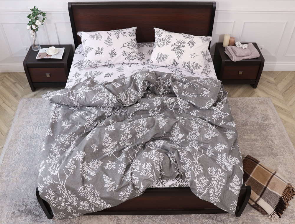 Семейный набор хлопкового постельного белья из Бязи "Gold" №158050AB Черешенка™