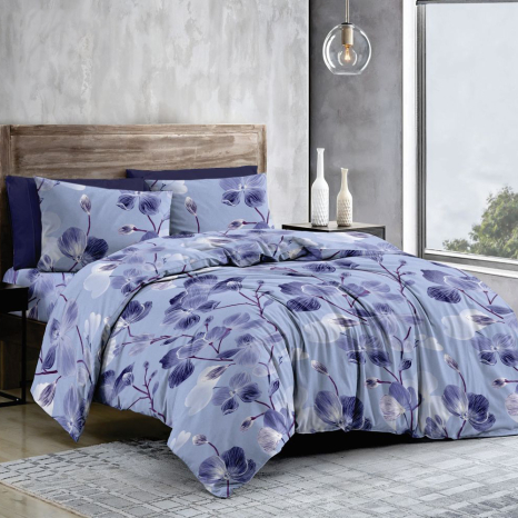 Ткань для постельного белья Бязь "Gold" Lux " GL9790purple