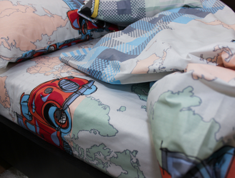 Дитячий комплект з Бязі "Gold" №164314 Черешенка™