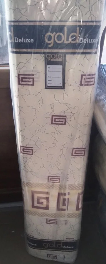 Тканина для постільної білизни Бязь "Gold" Lux "Геометричний принт" GL013