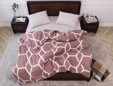 Семейный набор хлопкового постельного белья из Бязи "Gold" №157897AB Черешенка™