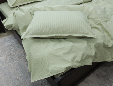 Евро макси набор постельного белья 200*230 из Страйп Сатина D-17