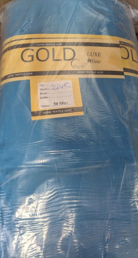 Ткань для постельного белья Бязь "Gold" Lux однотонная GLZink (50м)