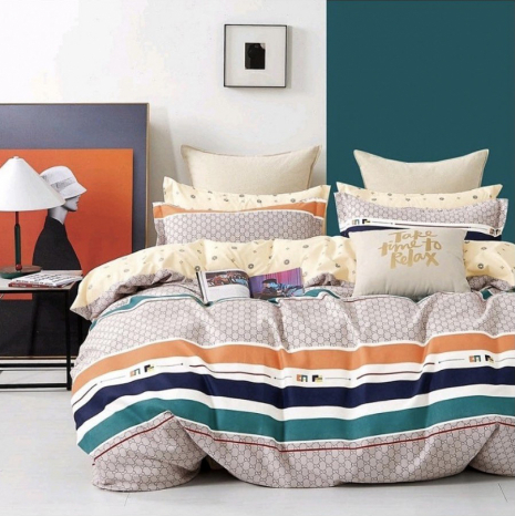 Ткань для постельного белья Бязь "Gold" Lux GL4663 (A+B) - (50м+50м)