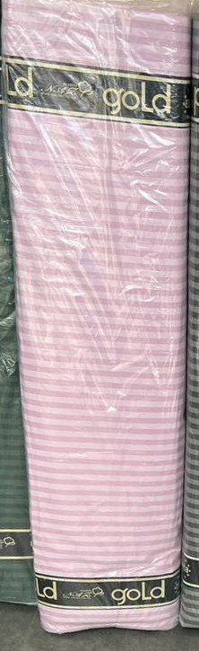 Тканина для постільної білизни Бязь "Gold" Lux смугаста GLS0905-lavander (50м)