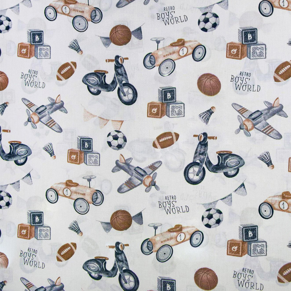 Ткань для постельного белья Бязь "Gold" Lux детская GLB4706