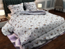 Семейный набор хлопкового постельного белья из Бязи "Gold" №15179 Черешенка™