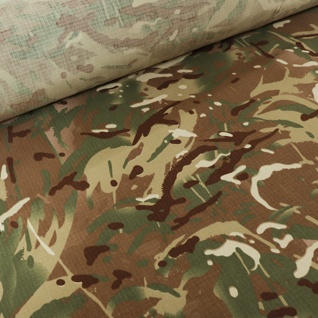 Тканина військова мультикам ріп-стоп 215 г/м2 (50м) №5002
