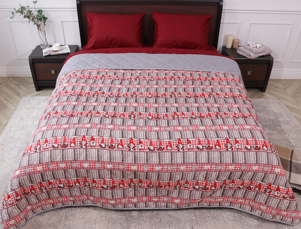 Євро стьобане покривало байка/мікрофібра №55103R