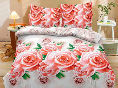 Евро набор постельного белья 200*220 из поликотона №20357 Черешенка™