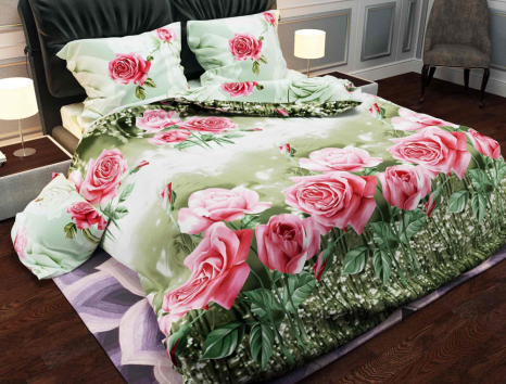 Тканина для постільної білизни Бязь "Gold" Lux GL703 (A+B) - (50м+50м)