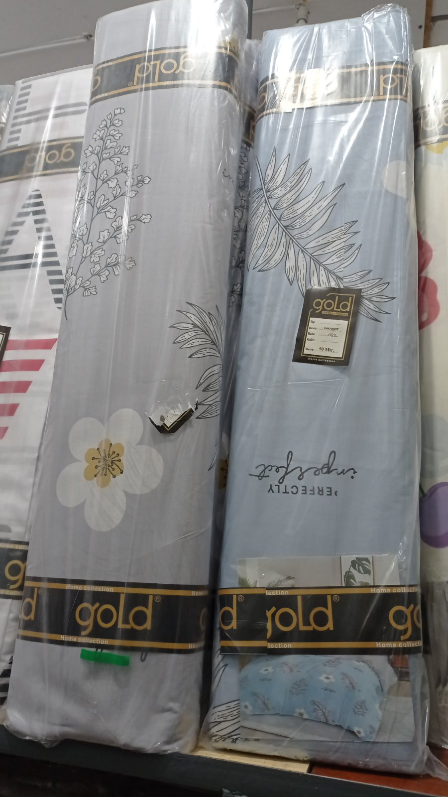 Ткань для постельного белья Бязь "Gold" Lux GL50662 (A+B) - (50м+50м)