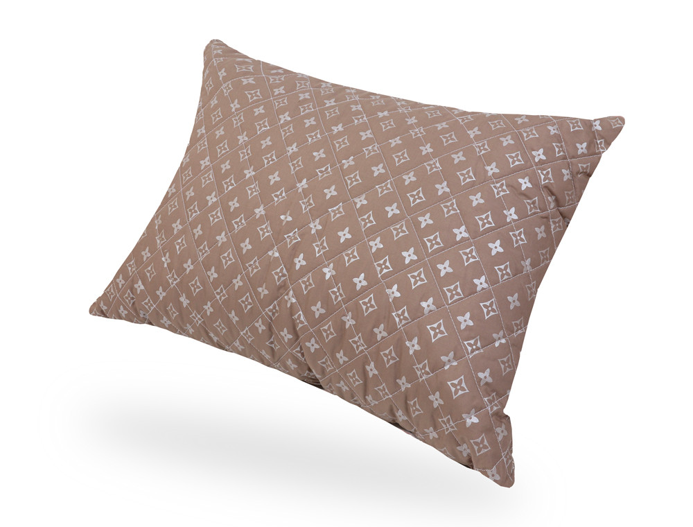 Подушка стьобана на блискавці 50*70 мікрофібра/холлофайбер №5070-2