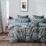Семейный набор хлопкового постельного белья из Сатина №44260AB Черешенка™