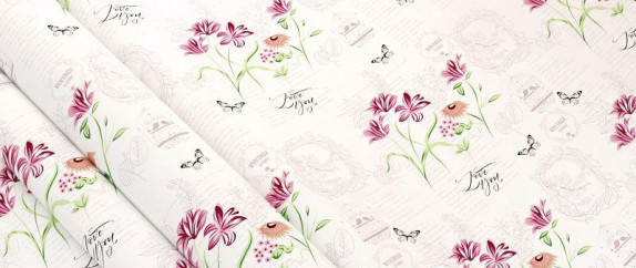 Ткань для постельного белья Ранфорс R-3314A (50м)