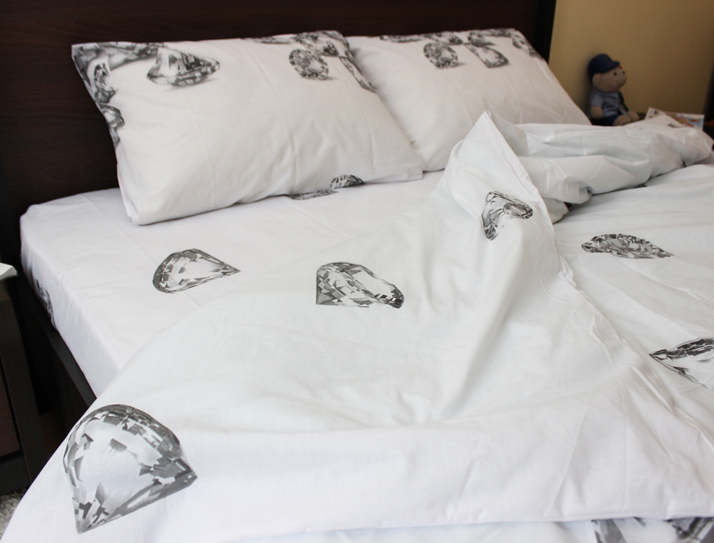 Семейный набор хлопкового постельного белья из Ранфорса №18077 Черешенка™