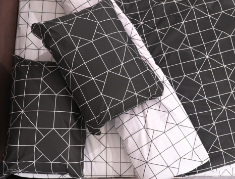 Семейный набор хлопкового постельного белья из Бязи "Gold" №152406AB Черешенка™