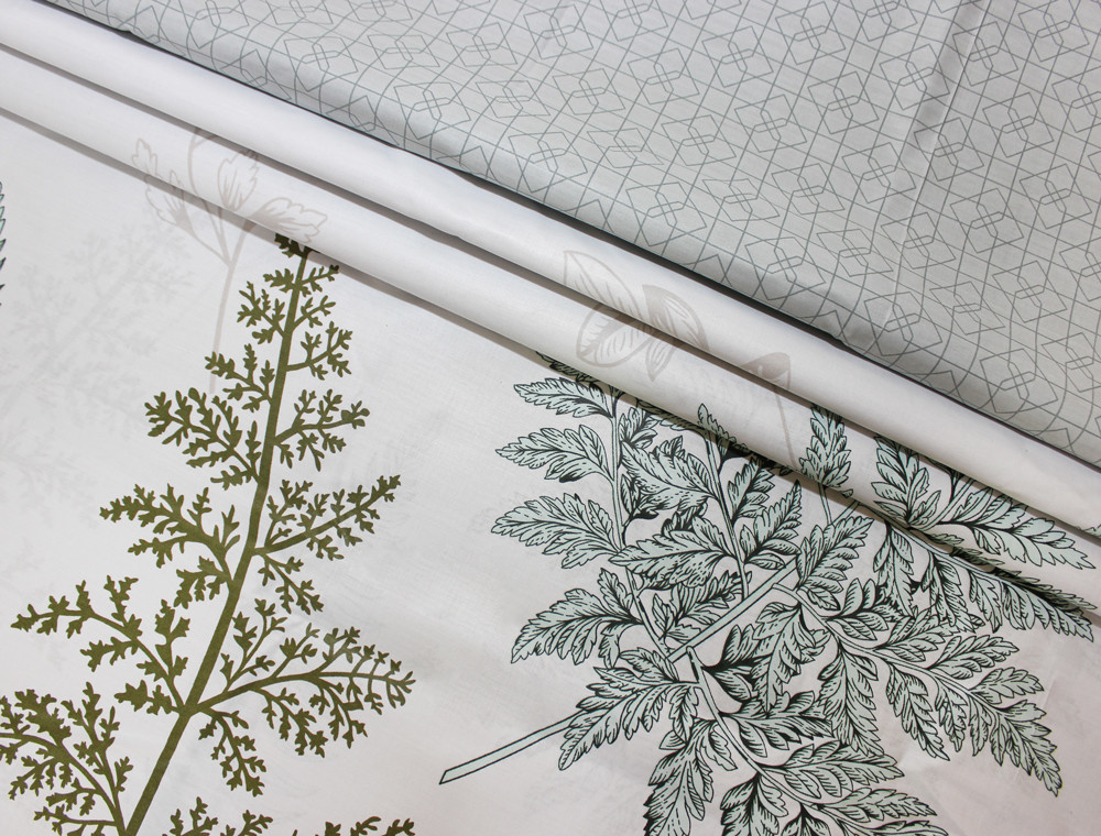 Тканина для постільної білизни Бязь "Gold" Lux "Прогулянка у лісі" GL1316 (A+B) - (50м+50м)