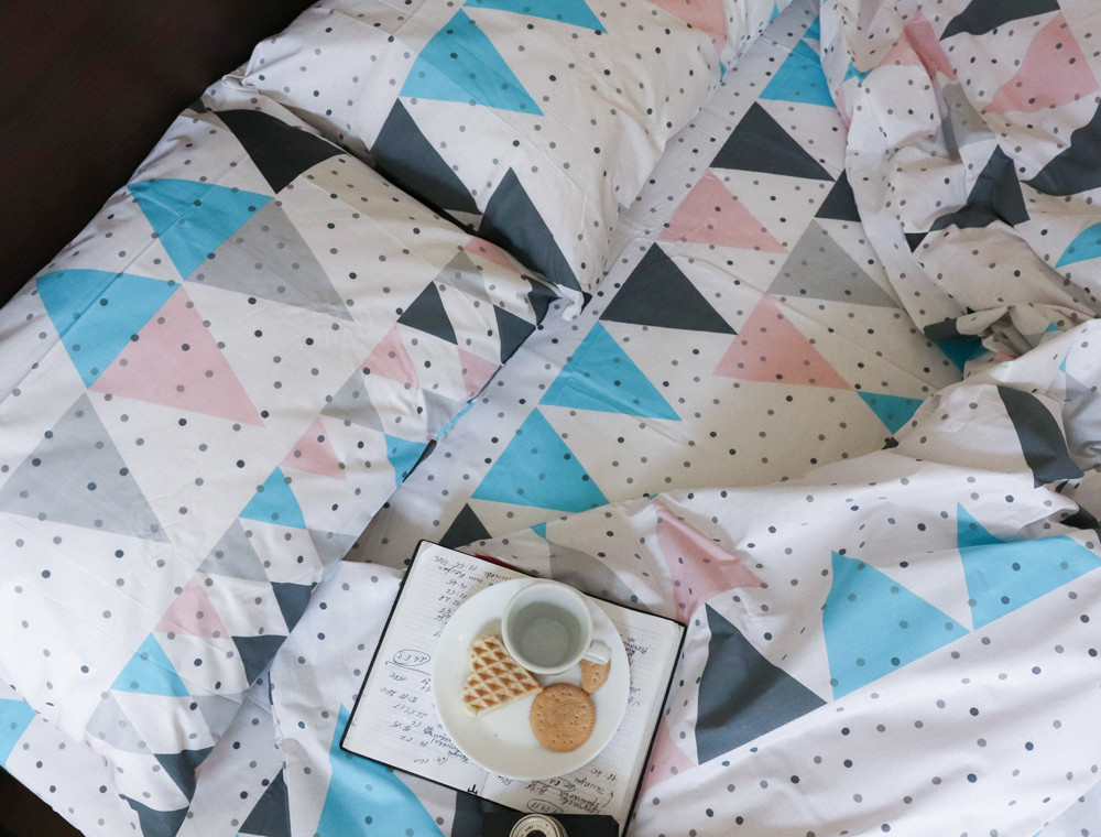 Семейный набор хлопкового постельного белья из Бязи "Gold" №156386 Черешенка™