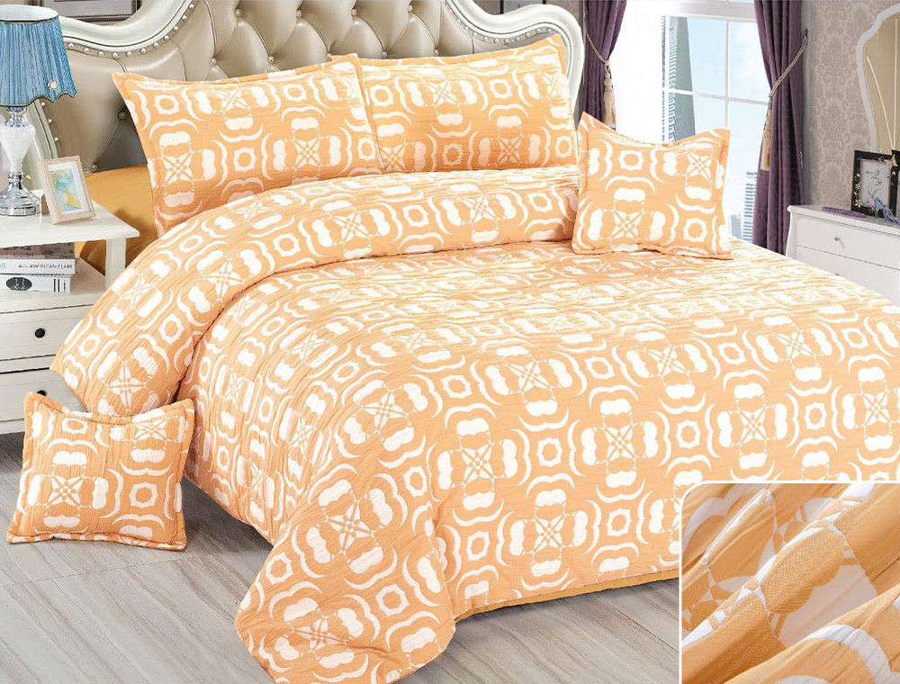 Євро-максі набір постільної білизни 200*230 із Мусліну №600-14 Черешенка™