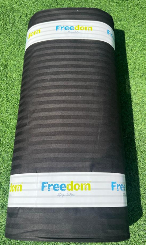 Ткань для постельного белья Страйп-сатин SS-F-BLACK/240 (30м)