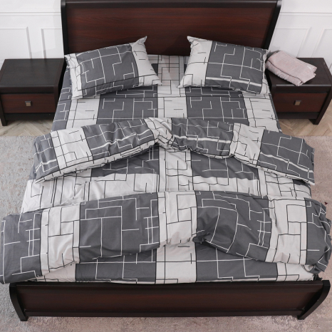 Двуспальный набор постельного белья 180*220 из Бязи "Gold" №158436 Черешенка™