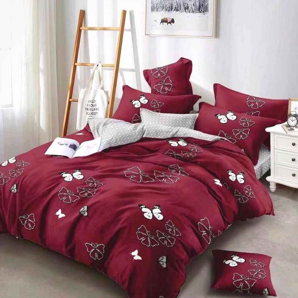 Полуторный набор постельного белья 150*220 из Бязи "Gold" №157686AB Черешенка™