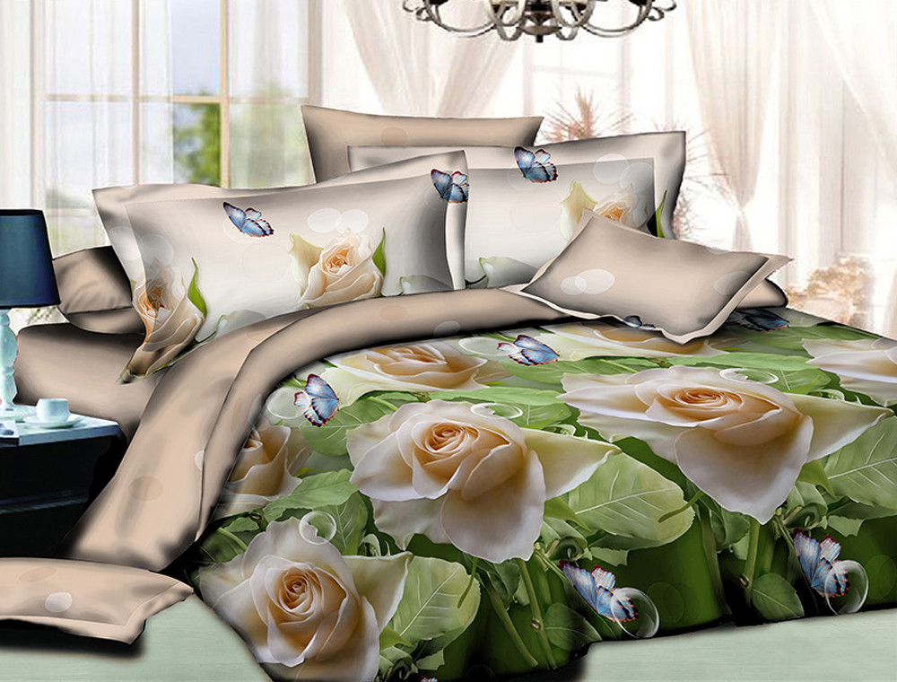 Сімейний набір постільної білизни із Ранфорсу №18581 Черешенка™