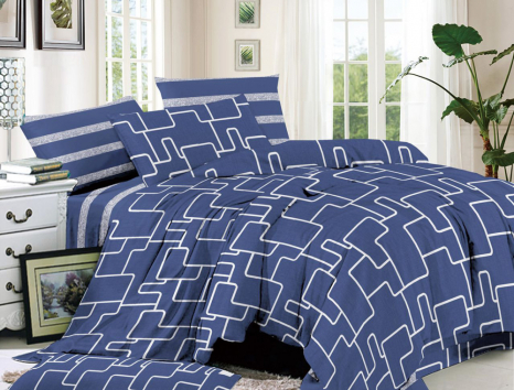 Евро макси набор постельного белья 200*220 из Сатина №0023AB Черешенка™