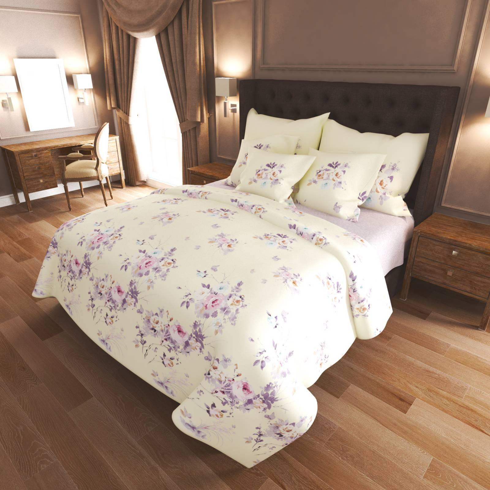 Тканина для постільної білизни Бязь "Gold" Lux GL7485