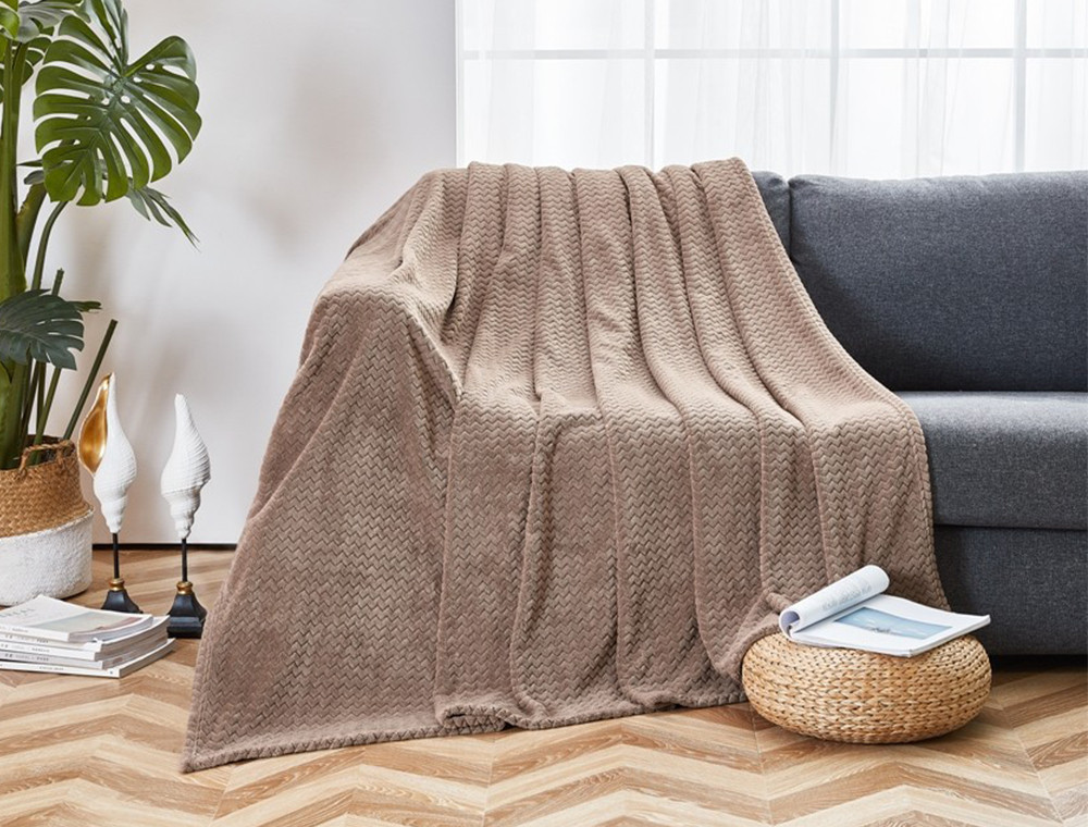 Двоспальний флісовий плед №34002