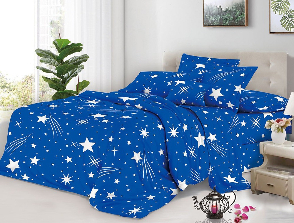 Євро набір постільної білизни 200*220 із полікотону №207604 Черешенька™