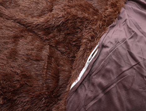 Евро-макси набор постельного белья 200*230 Плюш Травка №EL-04 Черешенка™