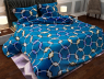 Ткань для постельного белья Бязь "Gold" Lux "Неизведанность (синий)" GL3907