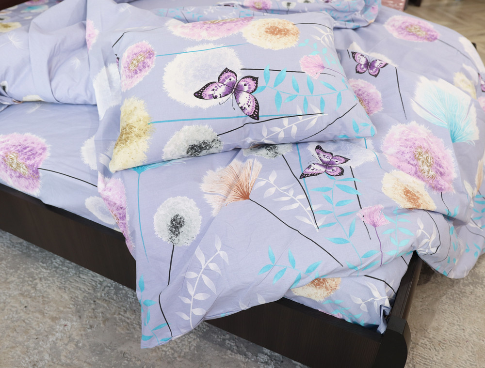 Двоспальний набір постільної білизни 180*220 із Бязі "Gold" №157889 Черешенка™