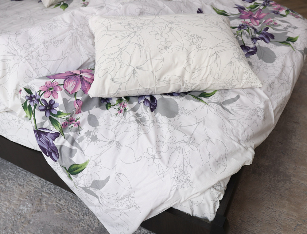 Семейный набор хлопкового постельного белья из Бязи "Gold" №152088 Черешенка™