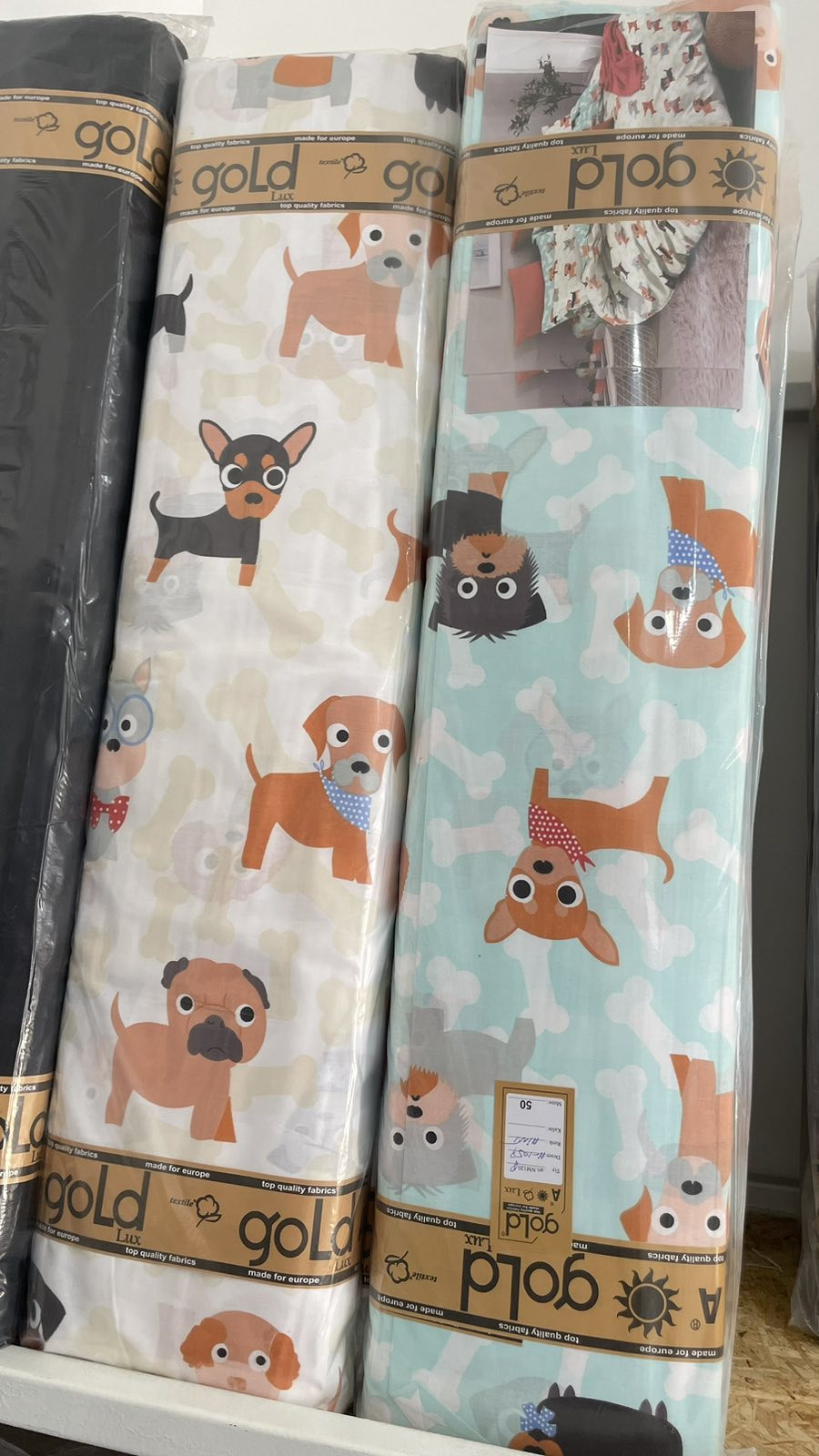 Ткань для постельного белья Бязь "Gold" Lux GLB1059 (A+B) - (50м+50м)