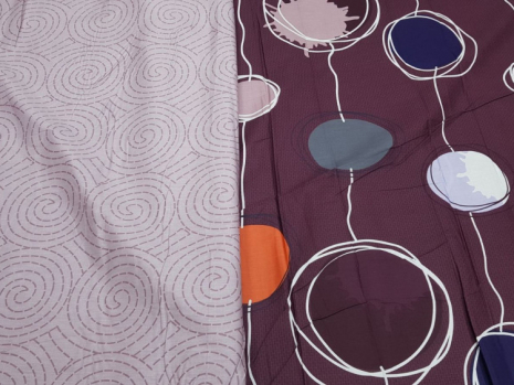 Тканина для постільної білизни Сатин S-097 (A+B) - (60м+60м)