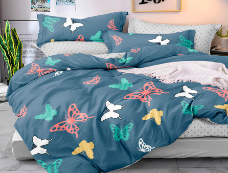 Тканина для постільної білизни Сатин S-80-18 (A+B) - (60м+60м)