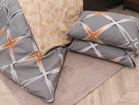 Євро-максі набір постільної білизни 200*220 із Бязі "Gold" №159115AB Черешенька™