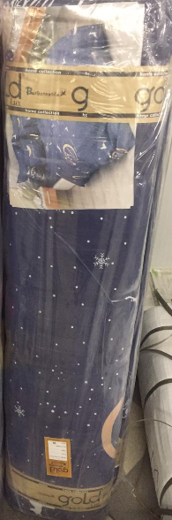 Тканина для постільної білизни Бязь "Gold" Lux "Новорічна ніч" GL41651