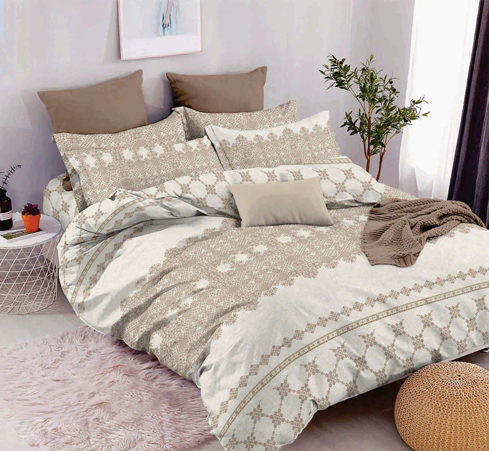 Тканина для постільної білизни Бязь "Gold" Lux GL3635beige