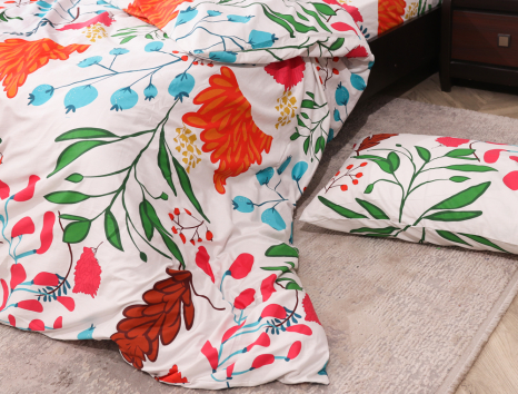 Семейный набор хлопкового постельного белья из Сатина №483336 Черешенка™