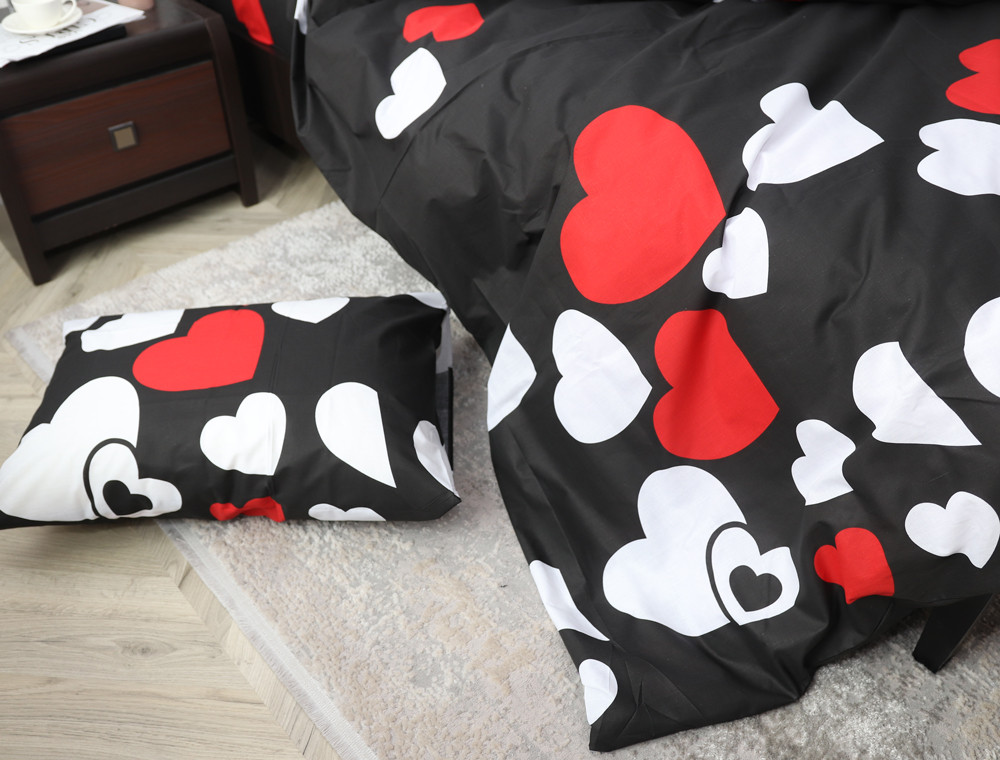 Двоспальний набір постільної білизни 180*220 із Бязі "Gold" №153587 Черешенка™